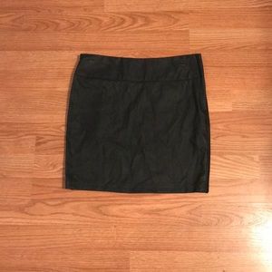 Pleather skirt